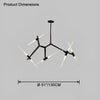 WOMO Adjustable Gold Branch Chandelier-WM2511 thumbnail