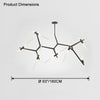WOMO Adjustable Gold Branch Chandelier-WM2511 thumbnail