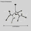 WOMO Adjustable Gold Branch Chandelier-WM2511 thumbnail