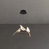 WOMO Gold Bird Round Chandelier-WM2512d thumbnail