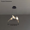 WOMO Gold Bird Round Chandelier-WM2512d thumbnail