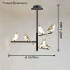 WOMO Gold Bird Branch Chandelier-WM2512c thumbnail
