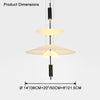 WOMO Tiered Cone Pendant Light-WM2513 thumbnail