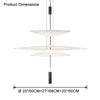 WOMO Tiered Cone Pendant Light-WM2513 thumbnail