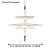 WOMO Tiered Cone Pendant Light-WM2513 thumbnail