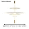 WOMO Tiered Cone Pendant Light-WM2513 thumbnail