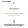 WOMO Tiered Cone Pendant Light-WM2513 thumbnail