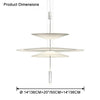 WOMO Tiered Cone Pendant Light-WM2513 thumbnail
