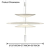 WOMO Tiered Cone Pendant Light-WM2513 thumbnail