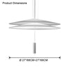 WOMO Tiered Cone Pendant Light-WM2513 thumbnail