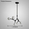 WOMO Branching Bubble Frosted Glass Chandelier-WM2514 thumbnail