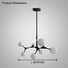 WOMO Branching Bubble Frosted Glass Chandelier-WM2514 thumbnail