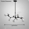 WOMO Branching Bubble Frosted Glass Chandelier-WM2514 thumbnail