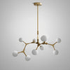 WOMO Branching Bubble Frosted Glass Chandelier-WM2514 thumbnail