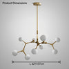 WOMO Branching Bubble Frosted Glass Chandelier-WM2514 thumbnail