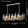 WOMO Linear Crystal Chandelier-WM2459 thumbnail