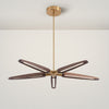 WOMO 3/5 Light Wood Pendant Light-WM2524 thumbnail