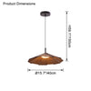 WOMO Petal Wood Pendant Light-WM2525 thumbnail