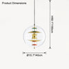 WOMO Acrylic Globe Pendant Light-WM2536 thumbnail