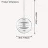 WOMO Acrylic Globe Pendant Light-WM2536 thumbnail