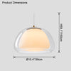 WOMO Glass Dome Pendant Light-WM2537 thumbnail