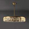 WOMO Gold Crystal Round Chandelier-WM2538 thumbnail