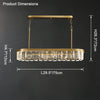 WOMO Linear Crystal Chandelier-WM2540 thumbnail