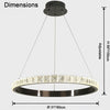 WOMO Circular Led Crystal Chandelier-WM2549a thumbnail