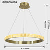 WOMO Circular Led Crystal Chandelier-WM2549a thumbnail