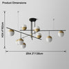 WOMO Branching Glass Bubble Chandelier-WM2551 thumbnail