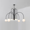 WOMO Glass Globe Arm Chandelier-WM2522 thumbnail