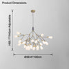 WOMO Firefly Branching Chandelier-WM2552 thumbnail