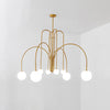 WOMO Glass Globe Arm Chandelier-WM2522 thumbnail