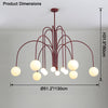 WOMO Glass Globe Arm Chandelier-WM2522 thumbnail
