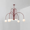 WOMO Glass Globe Arm Chandelier-WM2522 thumbnail