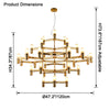 WOMO Modern Tiered Candlestick Chandelier-WM2554 thumbnail
