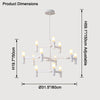 WOMO Modern Tiered Candlestick Chandelier-WM2554 thumbnail