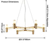 WOMO Modern Candlestick Chanderlier-WM2557 thumbnail