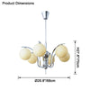 WOMO Glass Globe Chandelier-WM2558 thumbnail