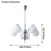 WOMO Glass Globe Chandelier-WM2558 thumbnail