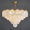 WOMO Tiered Textured Glass Cloud Chandelier-WM2005 thumbnail