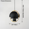 WOMO Adjustable Metal Globe Pendant Light-WM2564 thumbnail