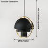 WOMO Adjustable Metal Globe Pendant Light-WM2564 thumbnail