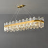 WOMO Gold Oval Crystal Chandelier-WM2566 thumbnail