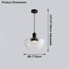 WOMO Semi-Sphere Glass Pendant Light-WM2567 thumbnail