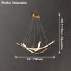 WOMO Arc Led Brass Chandelier-WM2569 thumbnail