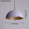 WOMO Wabi-Sabi Dome Pendant Light-WM2576 thumbnail