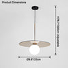WOMO Globe Disc Pendant Light-WM2579 thumbnail