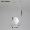 WOMO Frosted Glass Globe Pendant Light-WM2580 thumbnail