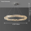 WOMO Crystal Ring Led Chandelier-WM2581 thumbnail
